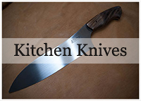 Custom made kitchen knives