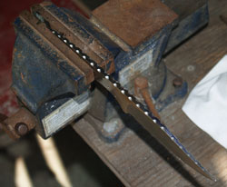 Photo: Custom knifemaking process 2