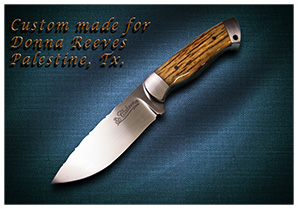 Custom Made Knife - Donna Reeves