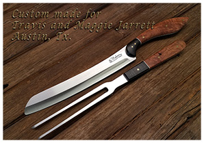 Custom Made Kitchen Knives - Travis and Maggie Jarrett