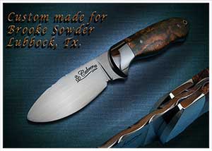Custom Made Knives - Brooke Sowder