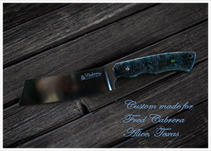 Custom Made Knife - Fred Cabrera